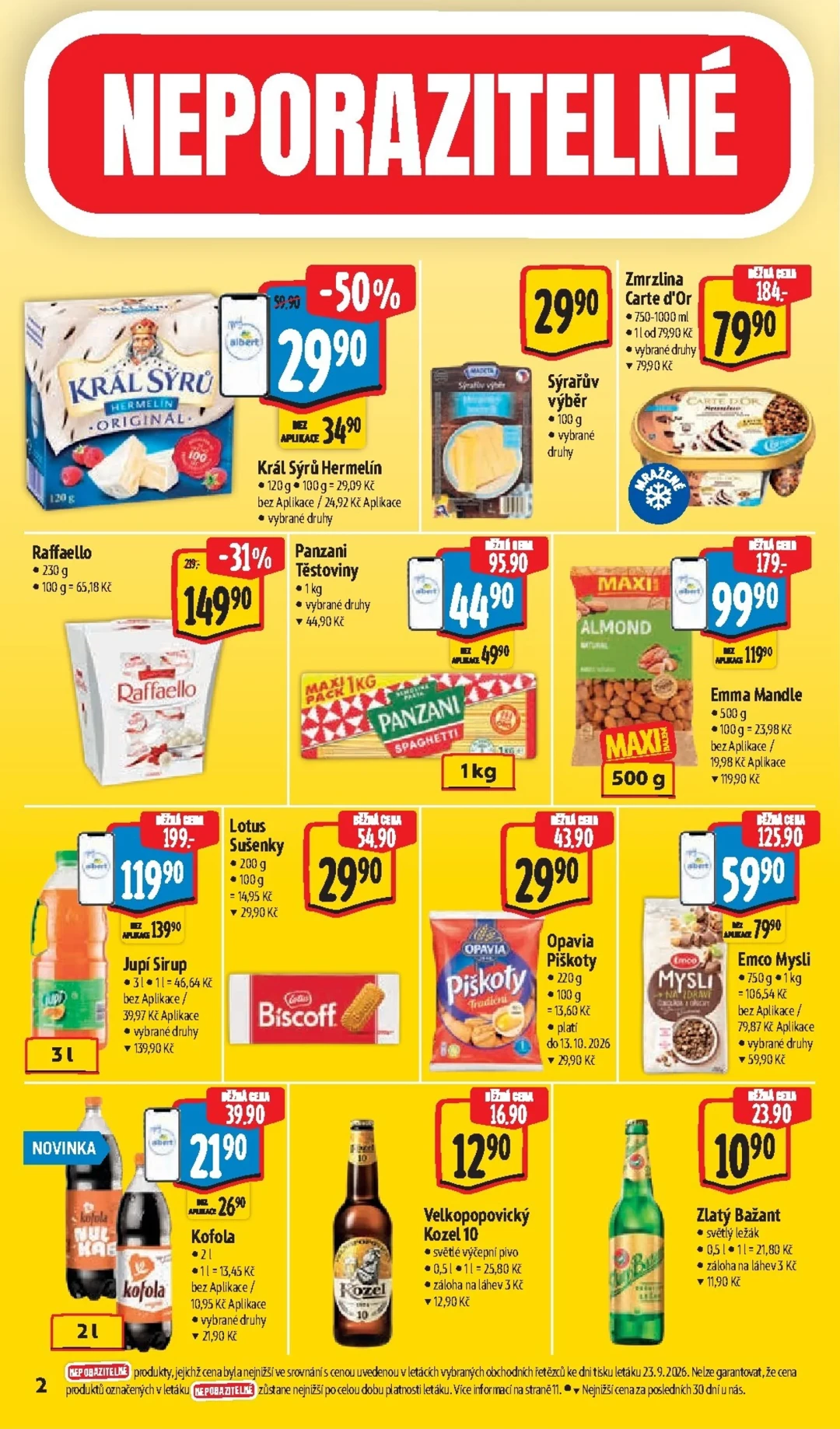 Originální strana 6 z 54 letáku Albert – Albert Hypermarket