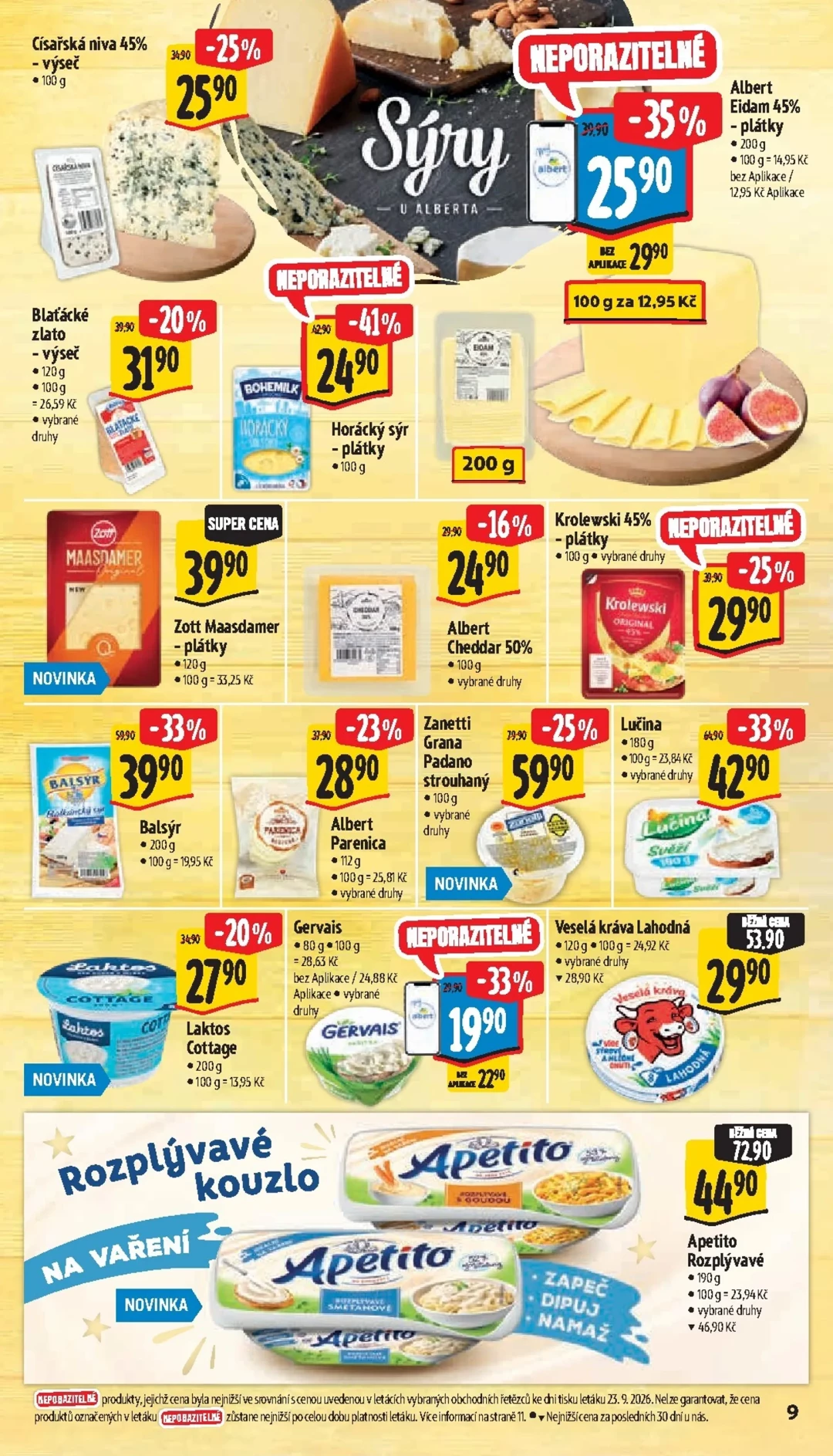 Originální strana 15 z 54 letáku Albert – Albert Hypermarket