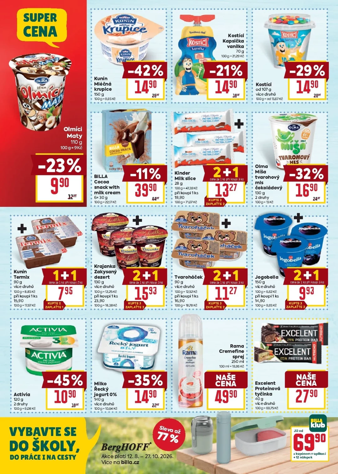 Originální strana 12 z 36 letáku Billa – Billa
