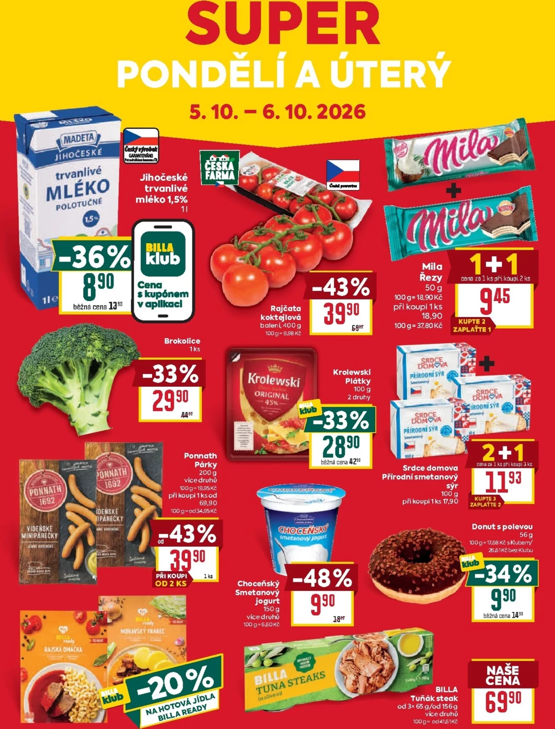 Originální strana 32 z 36 letáku Billa – Billa