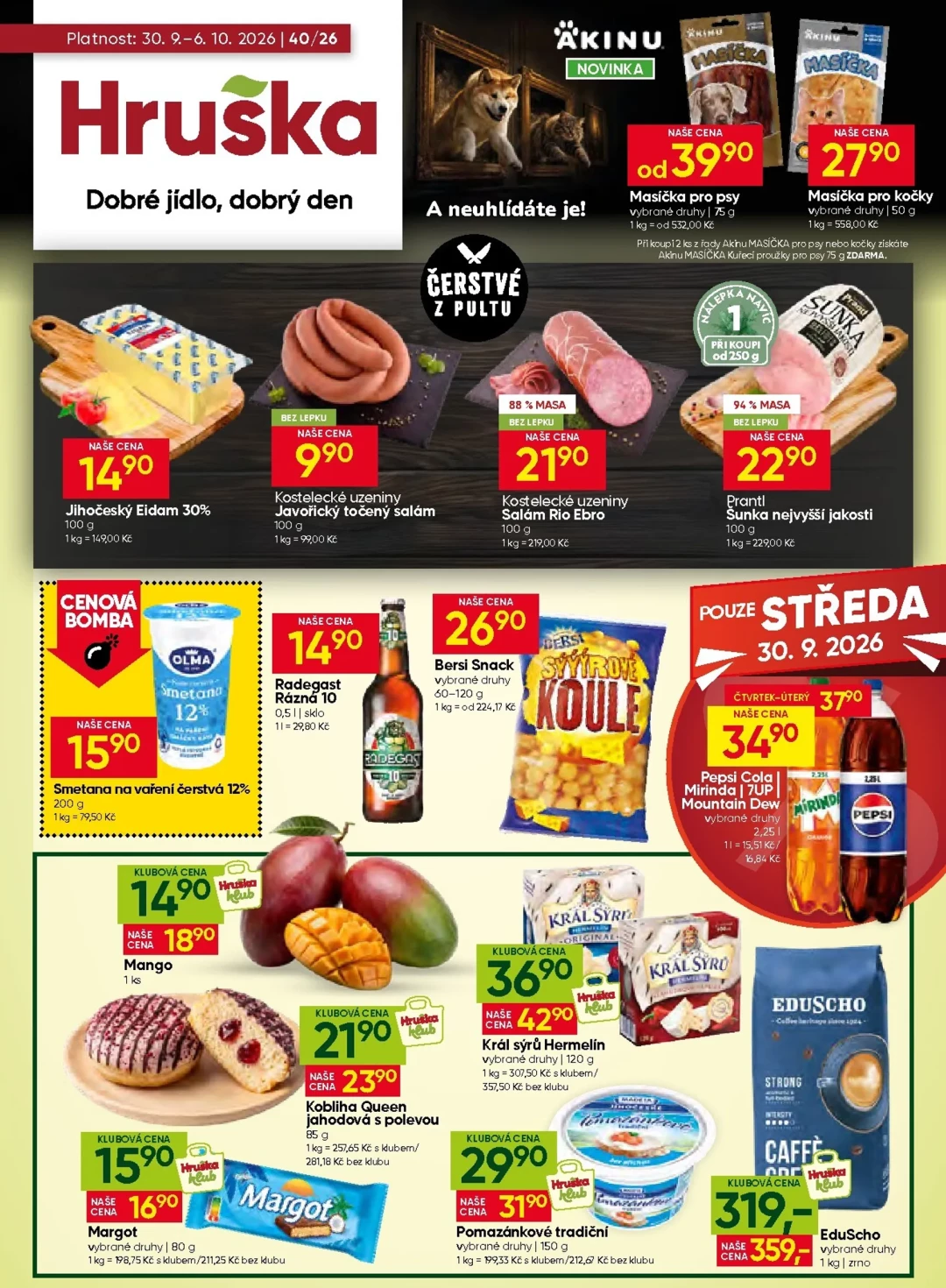 Originální strana 1 z 12 letáku Hruška – Hruška