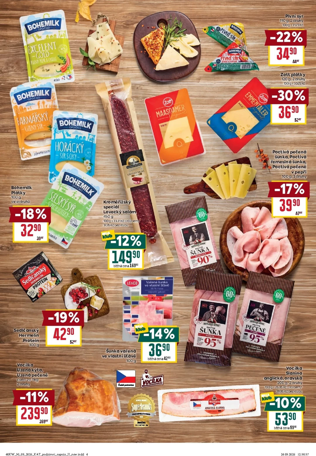 Originální strana 4 z 28 letáku Billa – Billa - Katalog: Podzimní nápoje