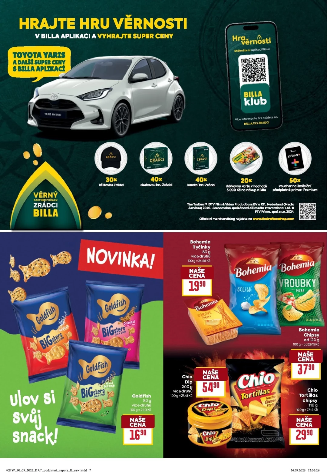 Originální strana 7 z 28 letáku Billa – Billa - Katalog: Podzimní nápoje