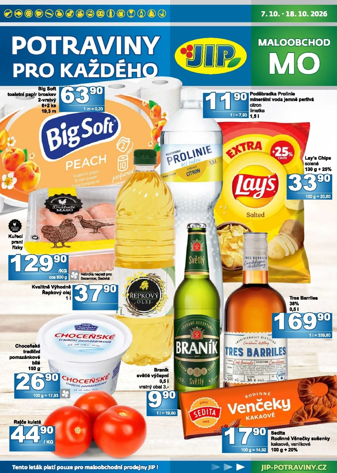 Originální strana 1 z 12 letáku JIP – JIP - Maloobchod