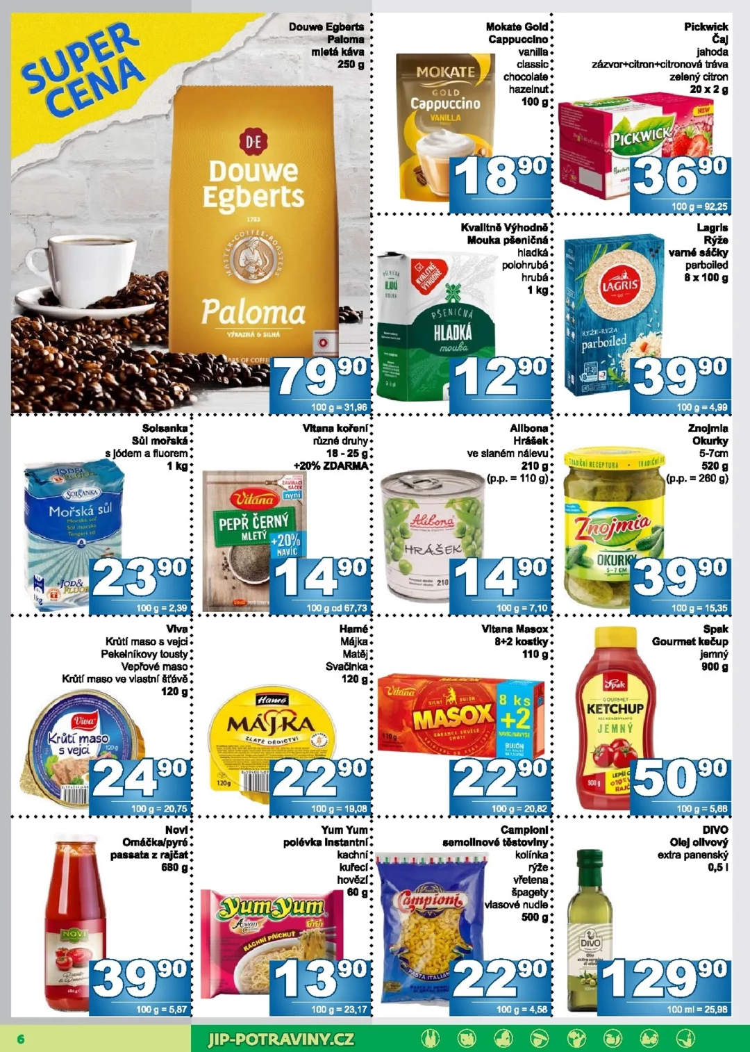 Originální strana 6 z 12 letáku JIP – JIP - Maloobchod
