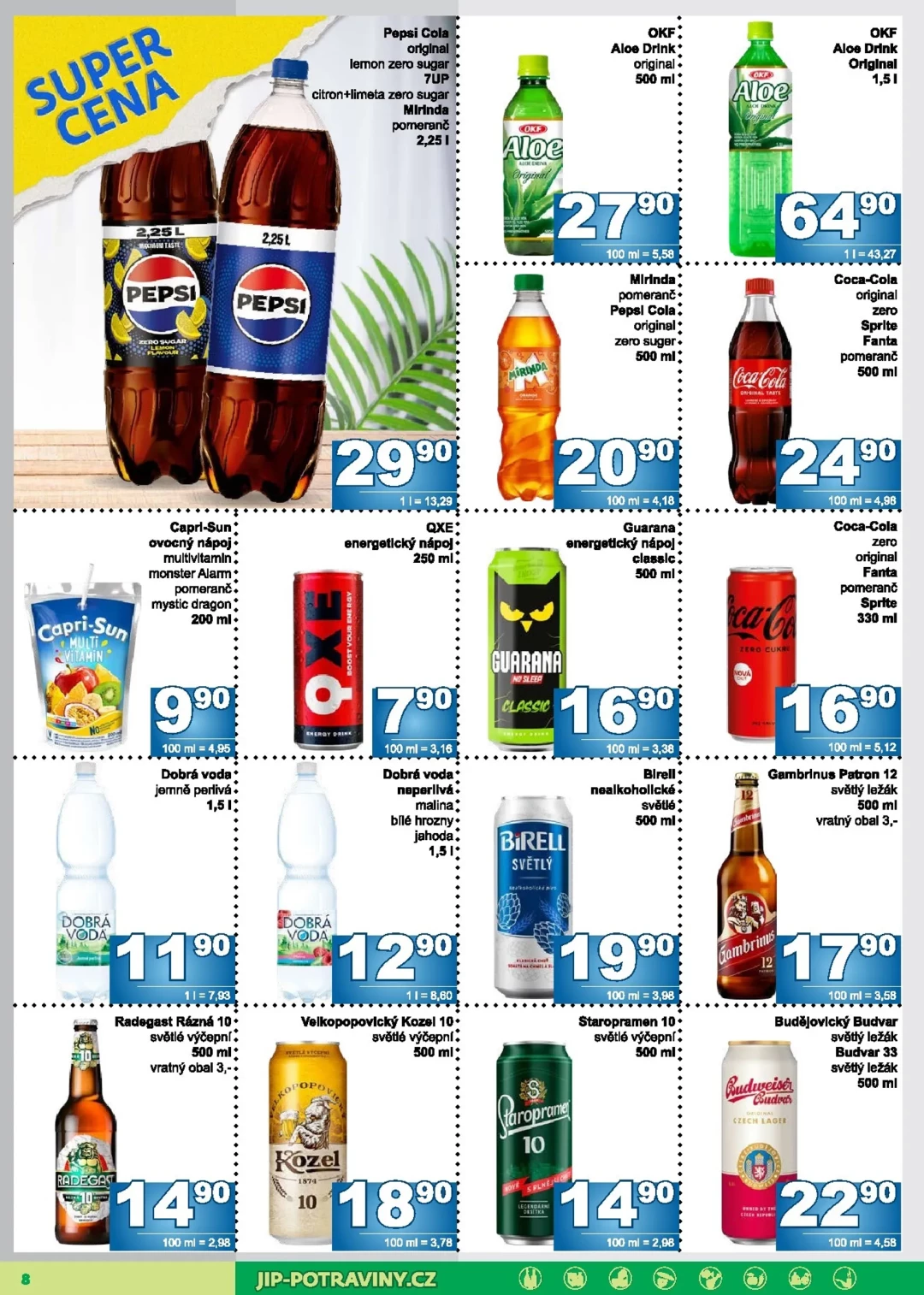 Originální strana 8 z 12 letáku JIP – JIP - Maloobchod