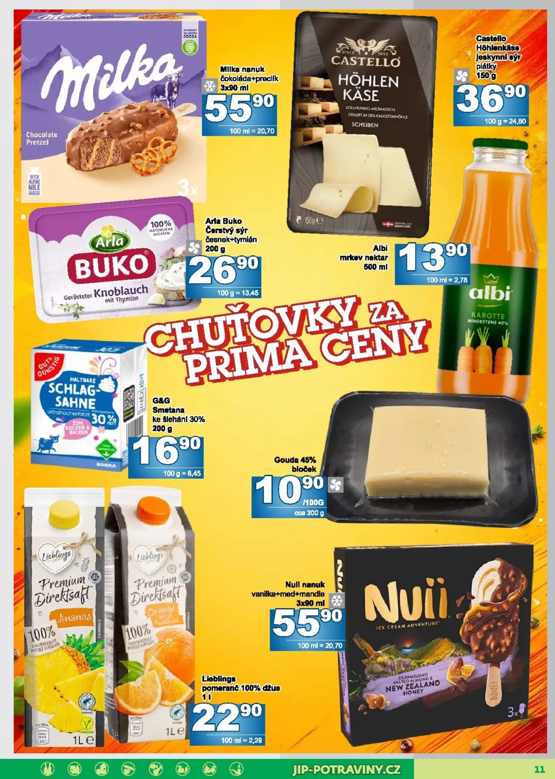 Originální strana 11 z 12 letáku JIP – JIP - Maloobchod