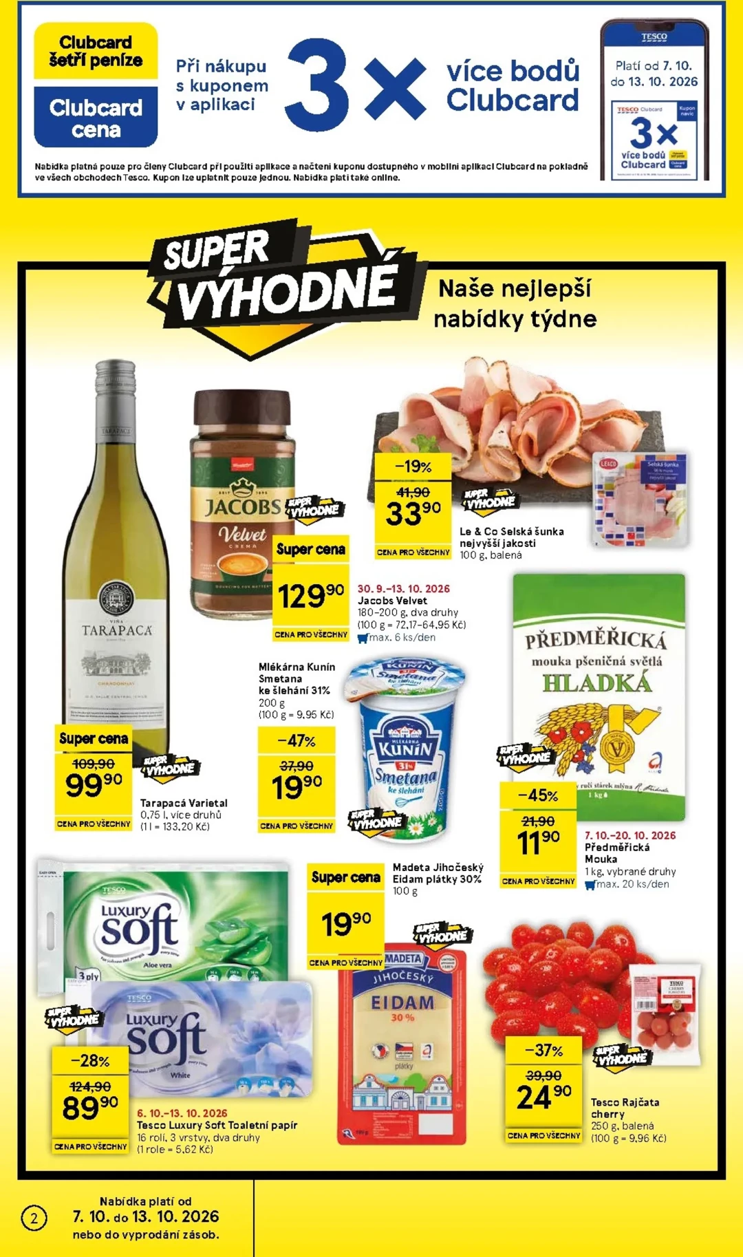 Originální strana 2 z 16 letáku Tesco – Tesco supermarket
