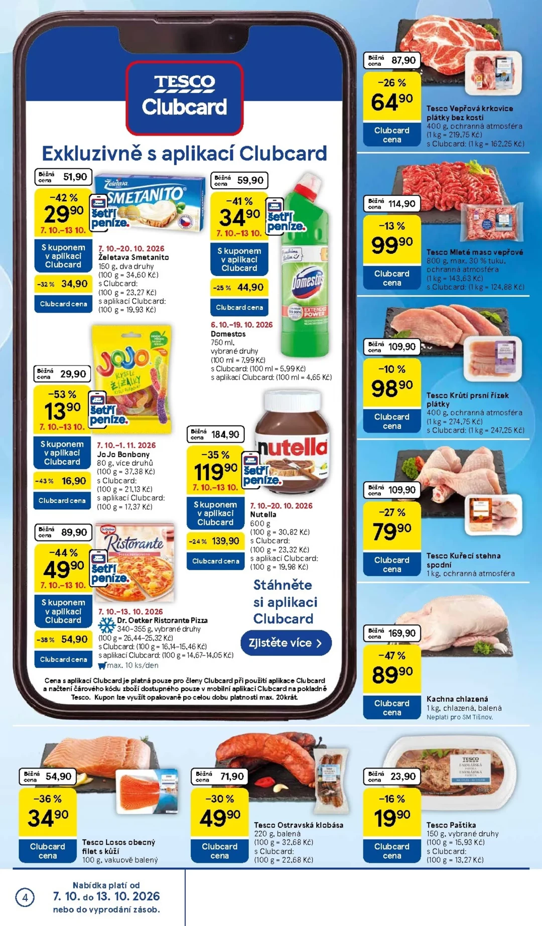 Originální strana 4 z 16 letáku Tesco – Tesco supermarket