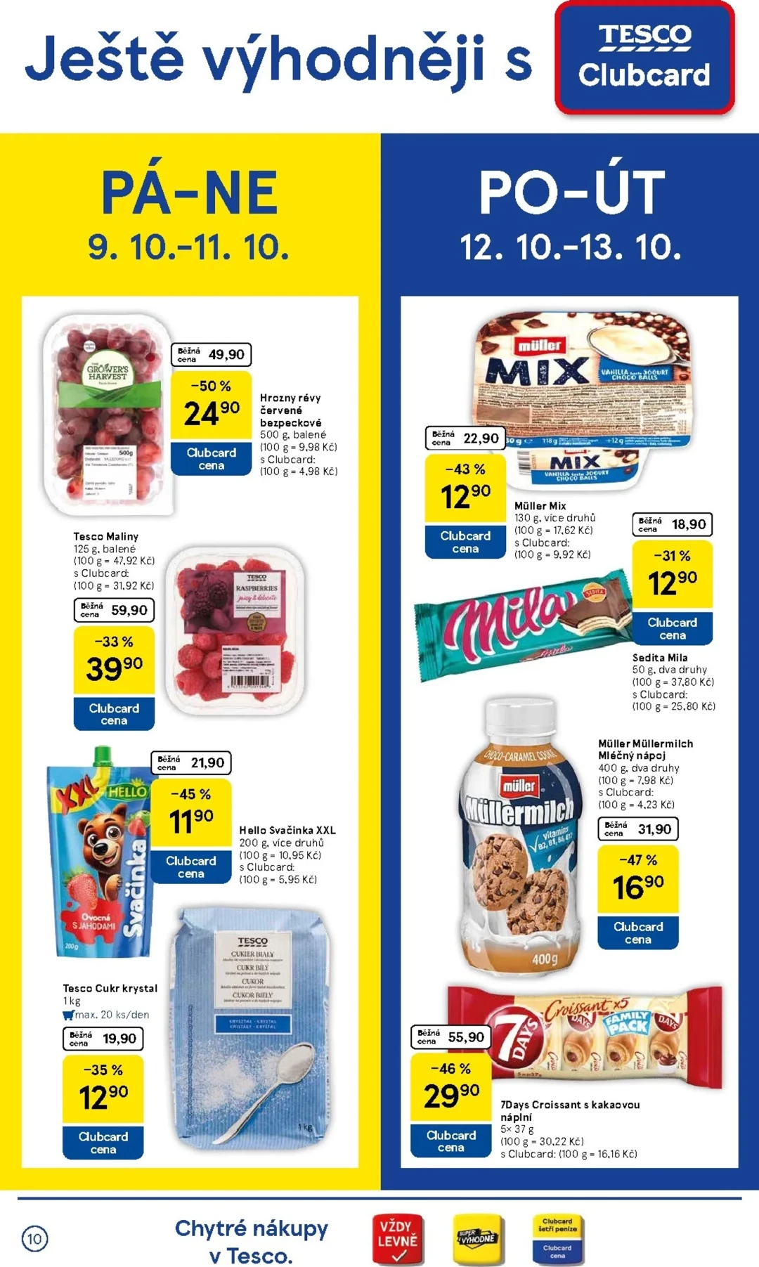 Originální strana 10 z 16 letáku Tesco – Tesco supermarket
