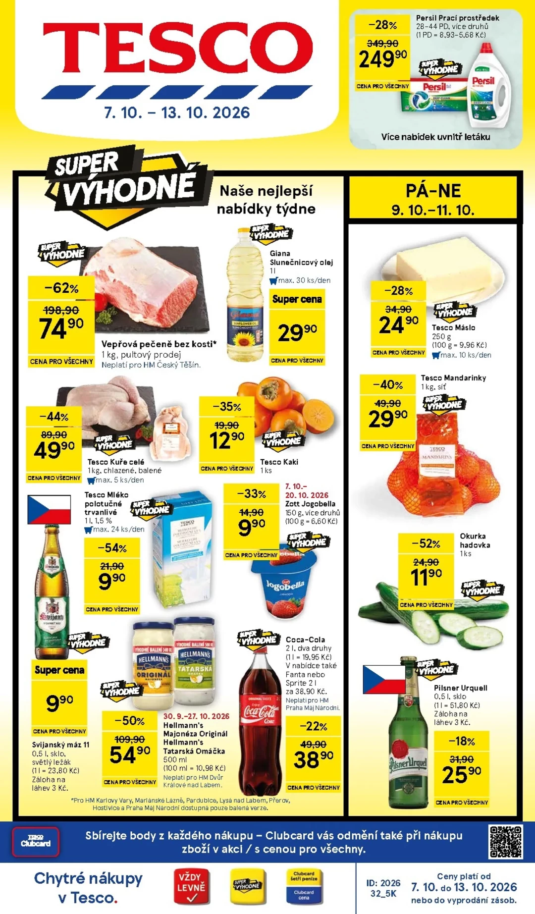Originální strana 1 z 36 letáku Tesco – Tesco