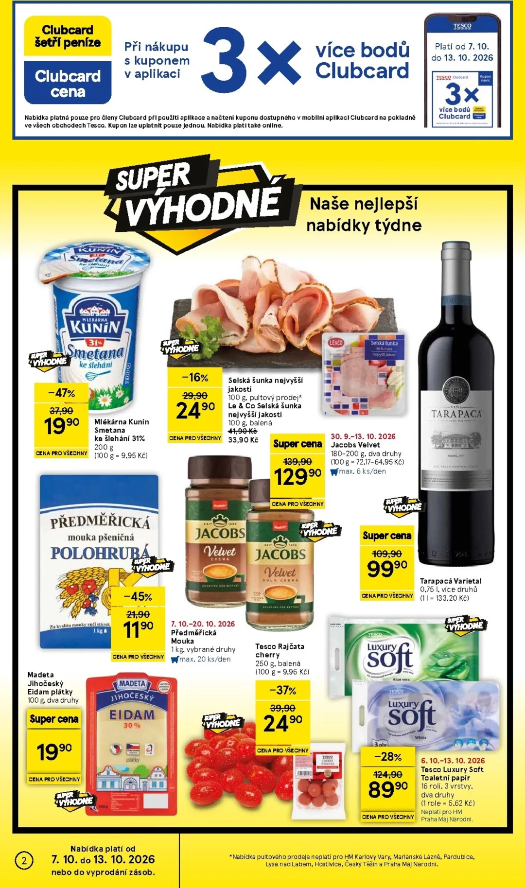 Originální strana 2 z 36 letáku Tesco – Tesco