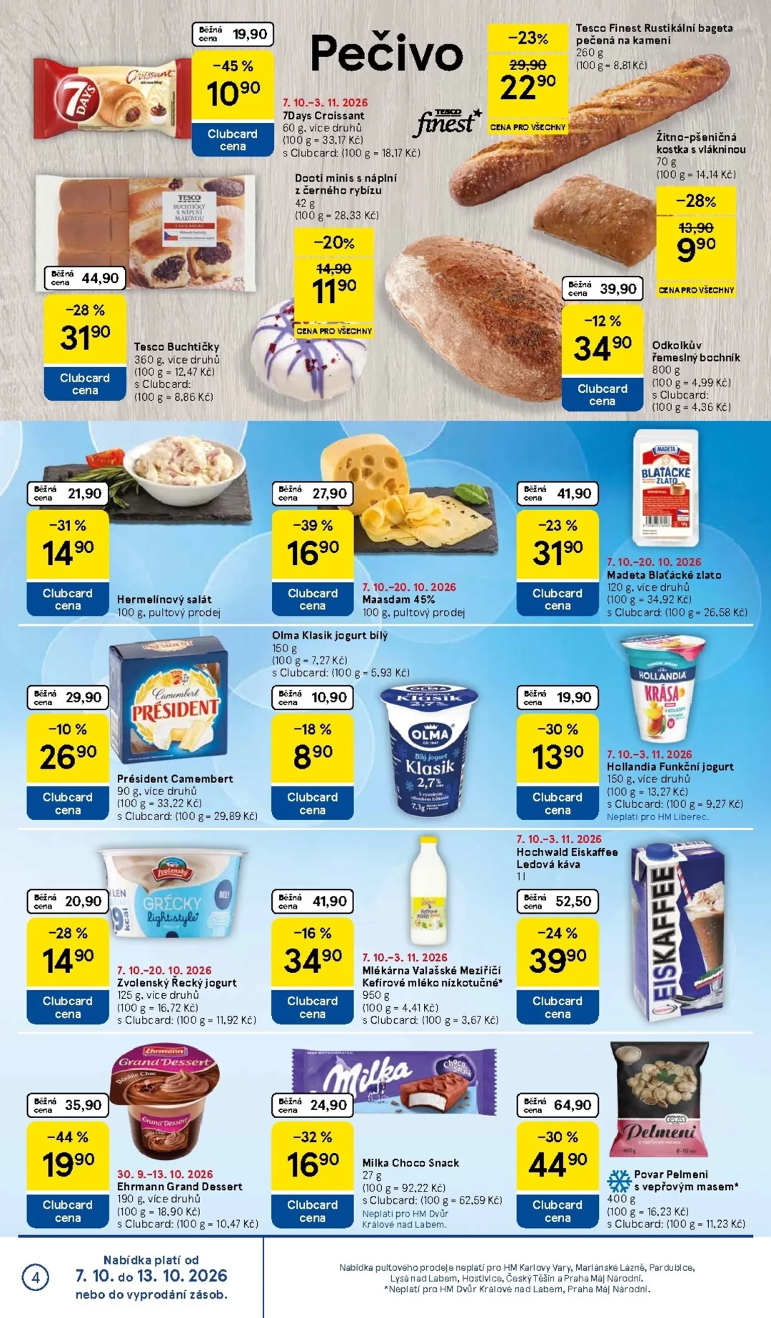 Originální strana 4 z 36 letáku Tesco – Tesco