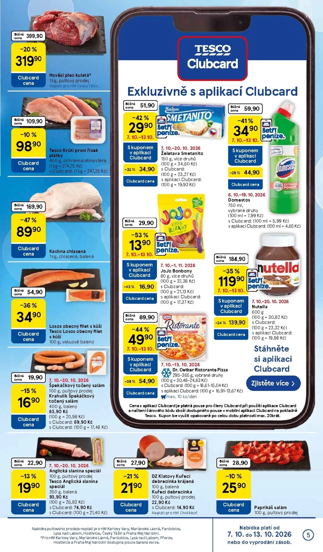 Originální strana 5 z 36 letáku Tesco – Tesco