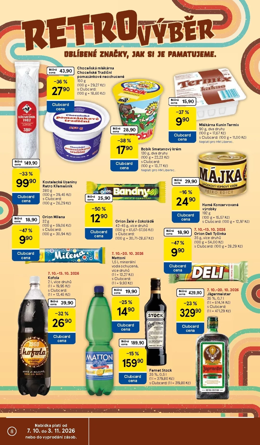 Originální strana 8 z 36 letáku Tesco – Tesco