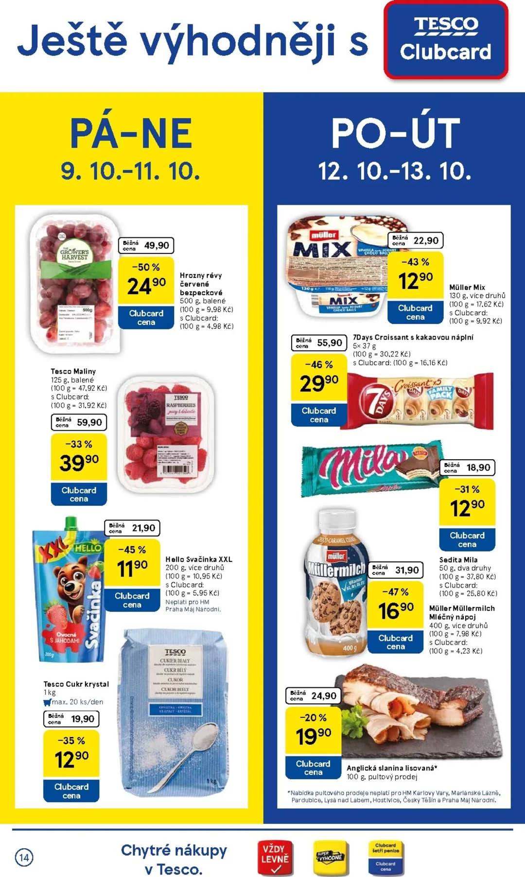 Originální strana 14 z 36 letáku Tesco – Tesco