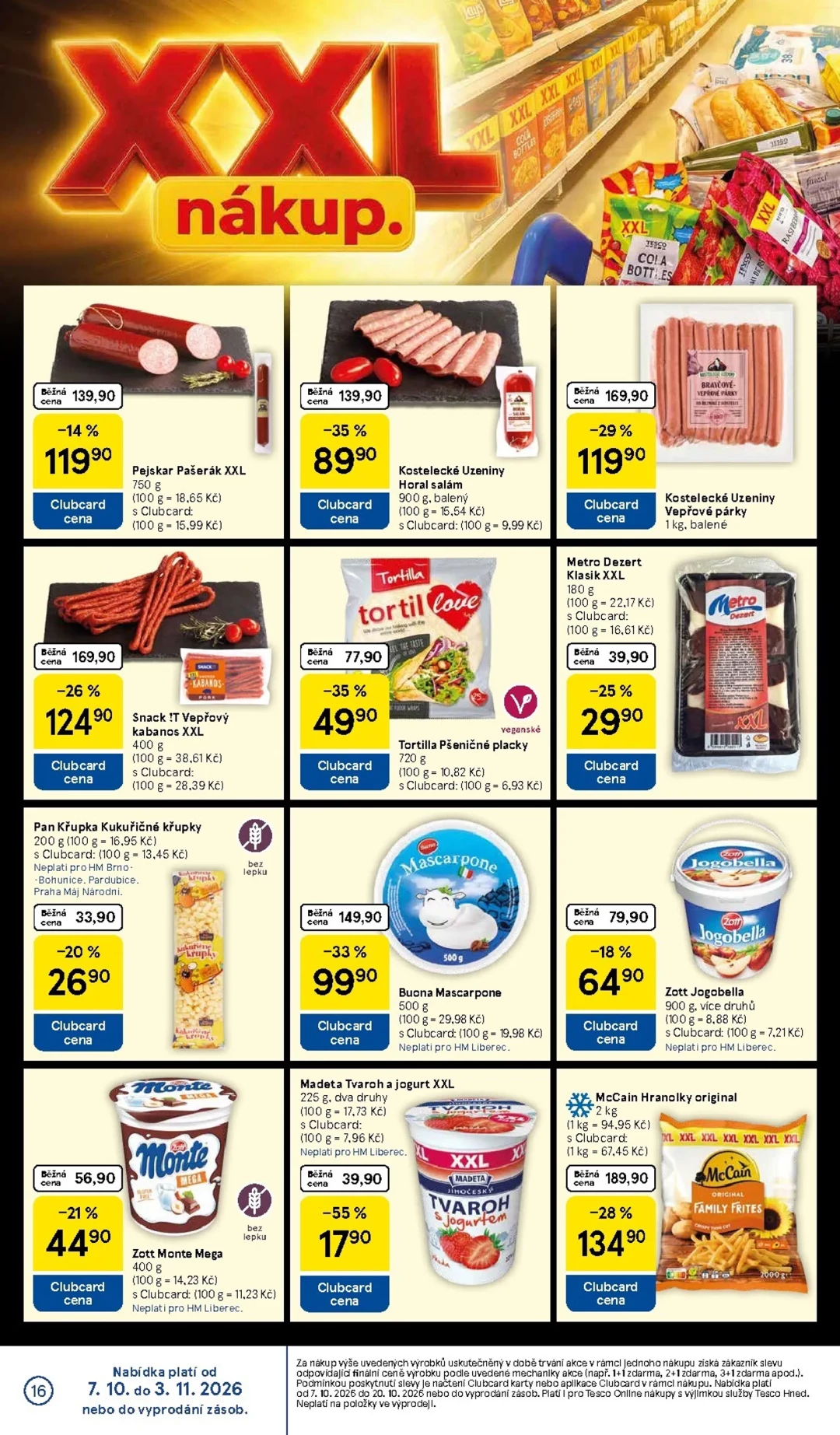 Originální strana 16 z 36 letáku Tesco – Tesco