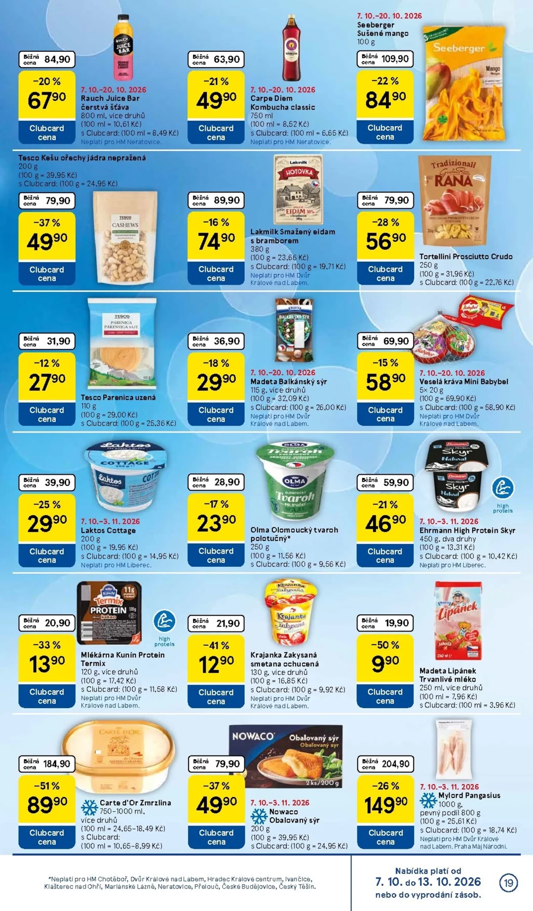 Originální strana 19 z 36 letáku Tesco – Tesco