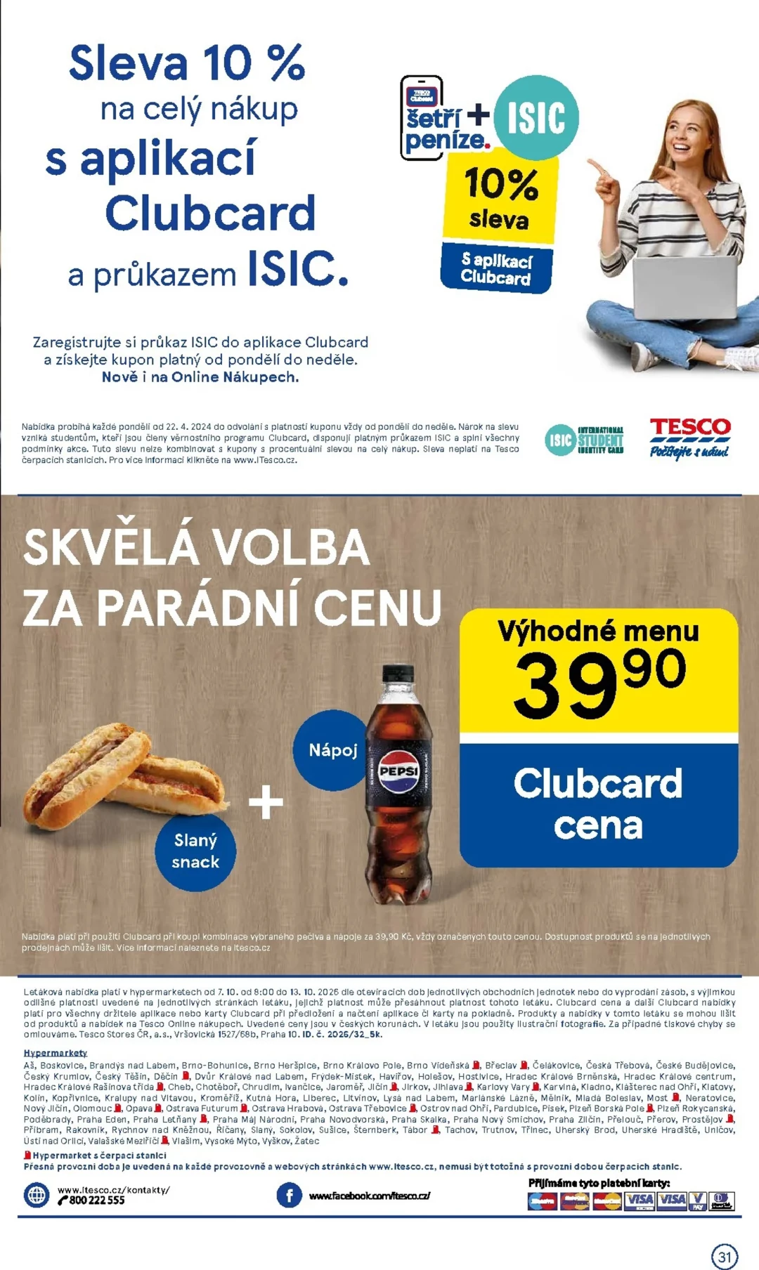 Originální strana 31 z 36 letáku Tesco – Tesco
