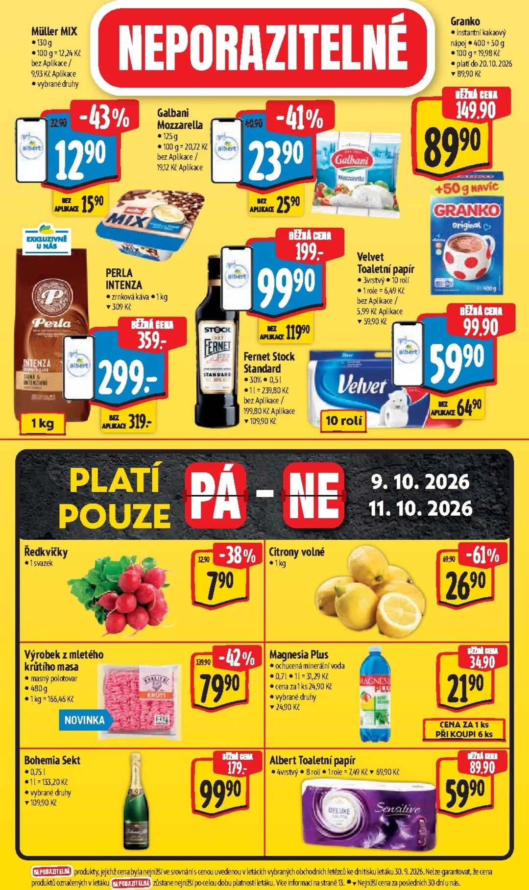 Originální strana 8 z 60 letáku Albert – Albert Hypermarket