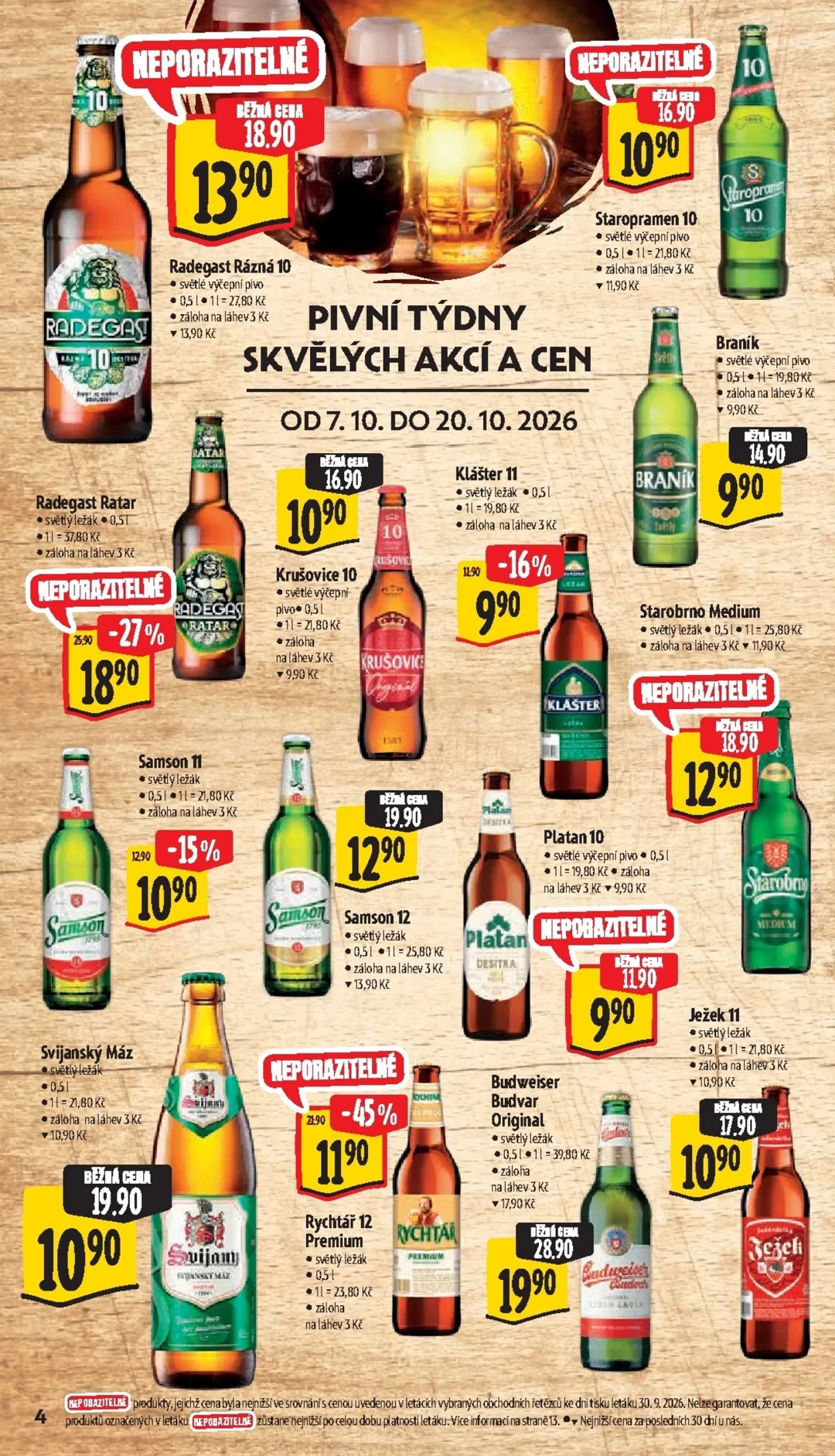 Originální strana 10 z 60 letáku Albert – Albert Hypermarket