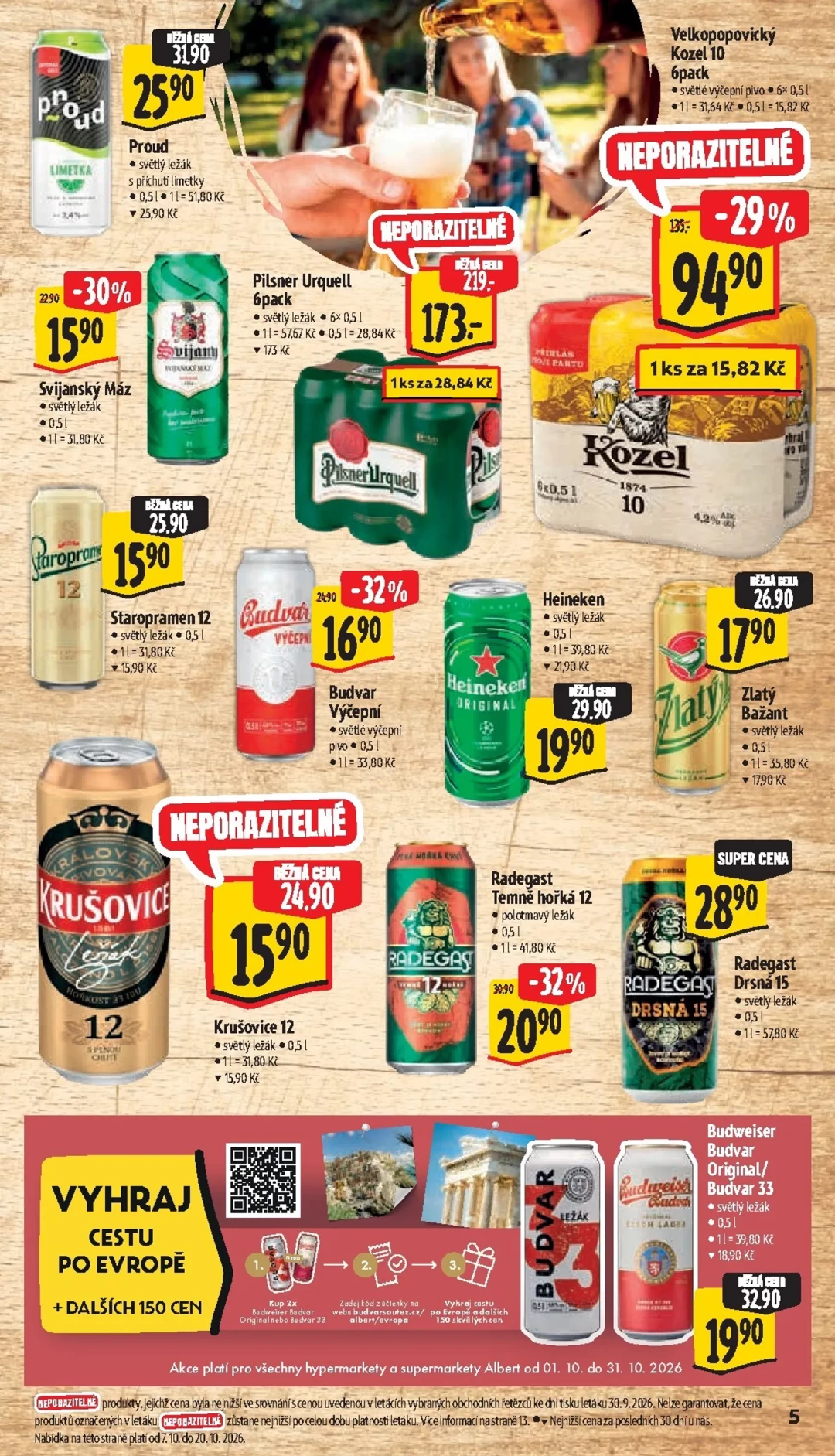 Originální strana 11 z 60 letáku Albert – Albert Hypermarket