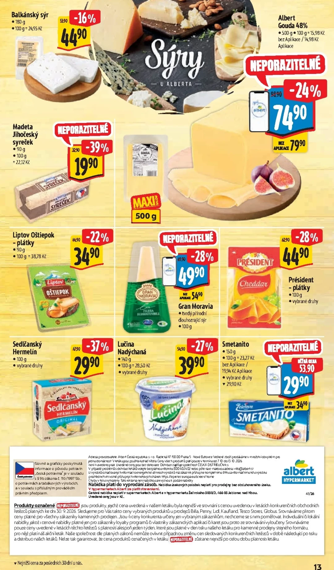 Originální strana 21 z 60 letáku Albert – Albert Hypermarket