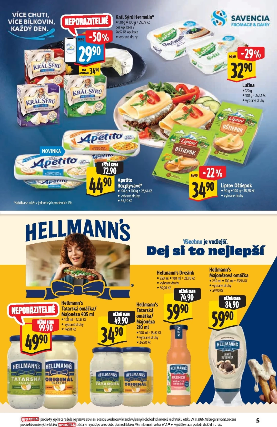 Originální strana 5 z 25 letáku Albert – Albert Supermarket - Značky