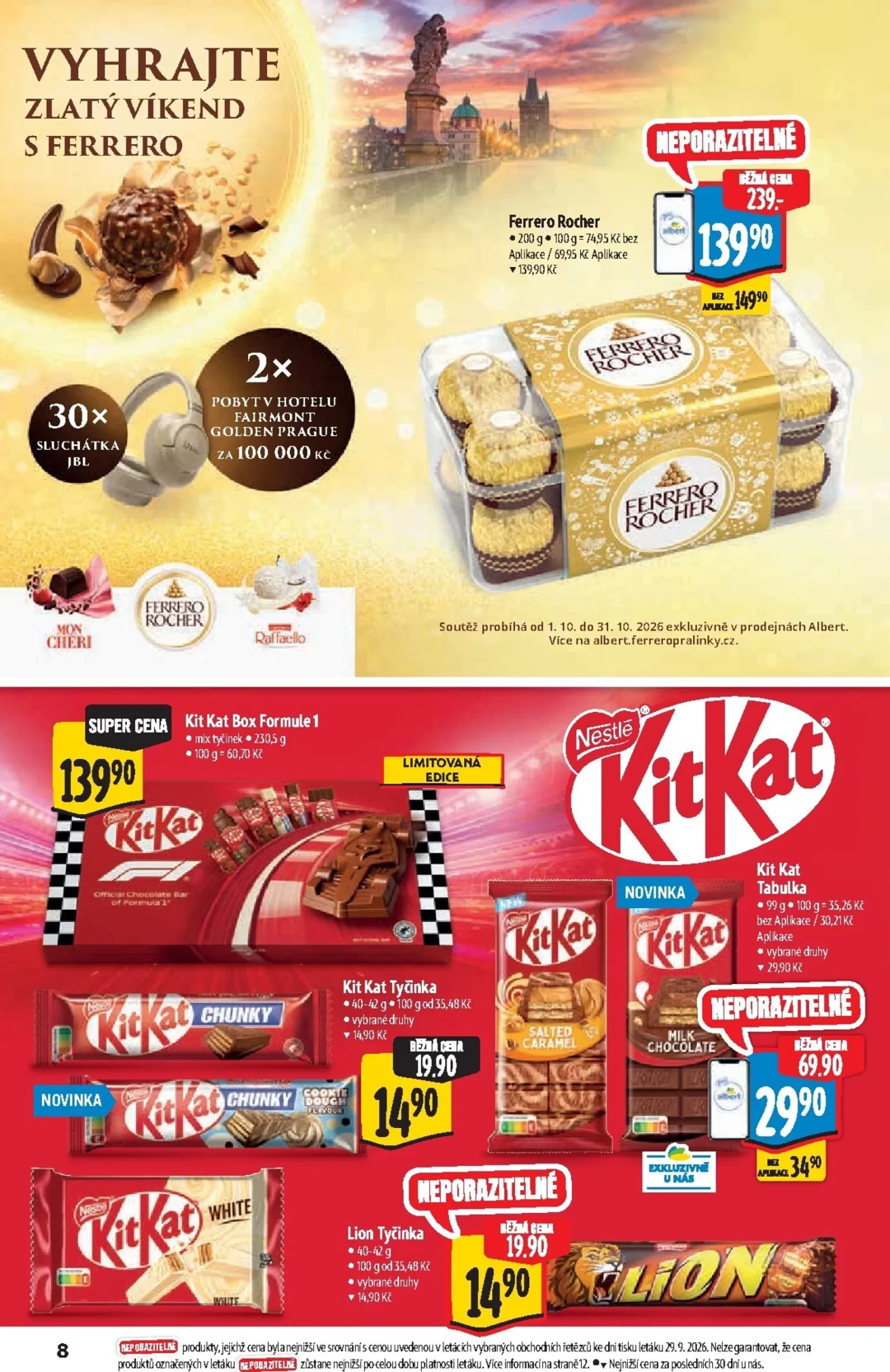 Originální strana 8 z 25 letáku Albert – Albert Supermarket - Značky