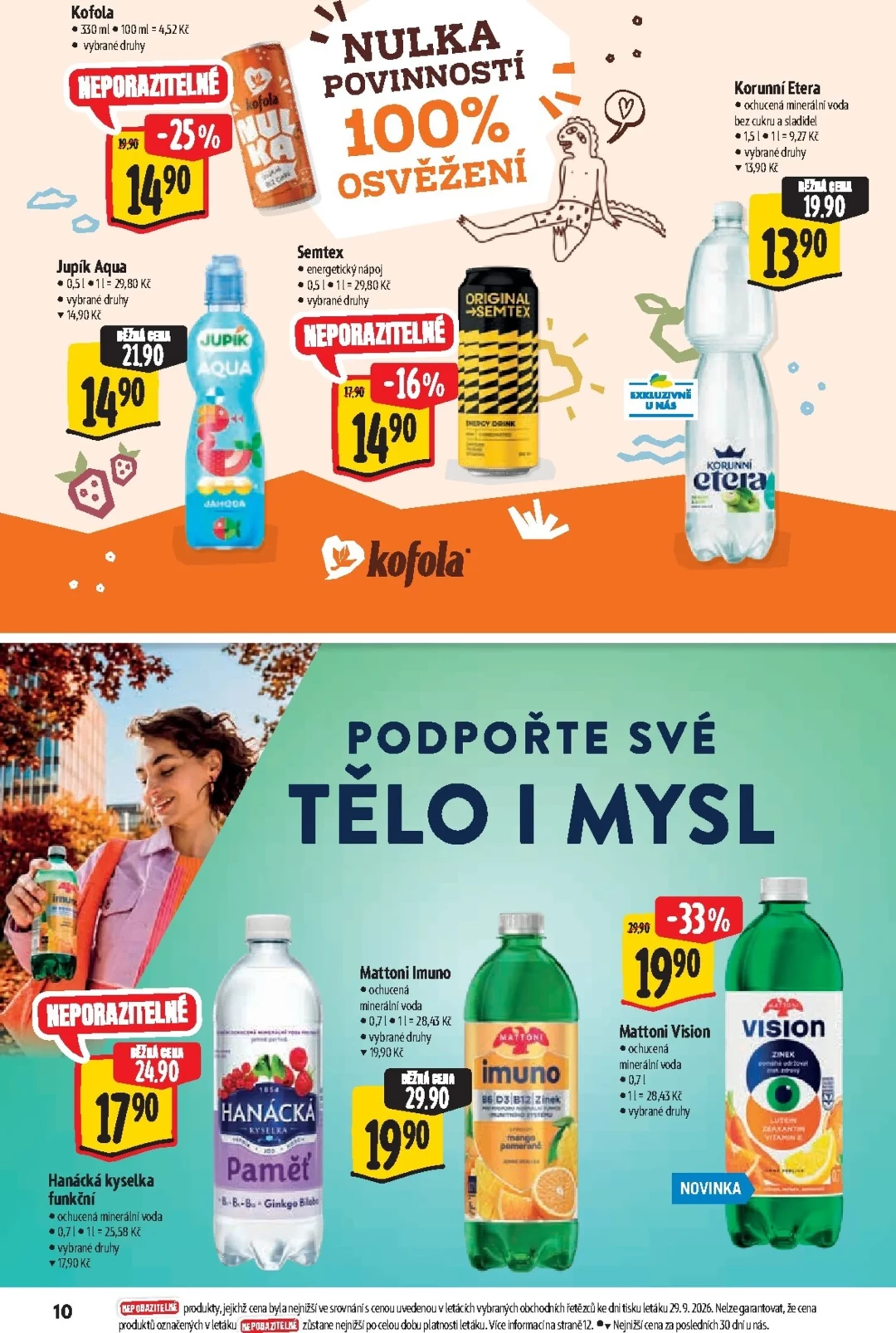 Originální strana 10 z 25 letáku Albert – Albert Supermarket - Značky