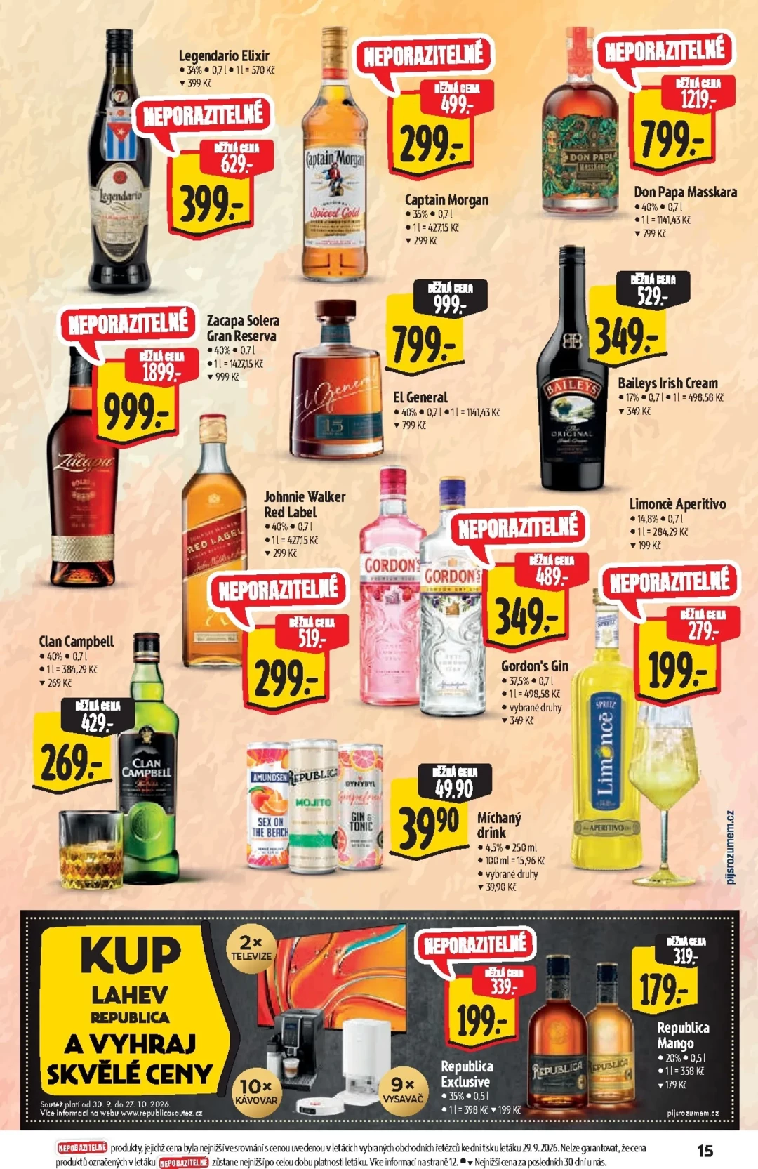 Originální strana 15 z 25 letáku Albert – Albert Supermarket - Značky