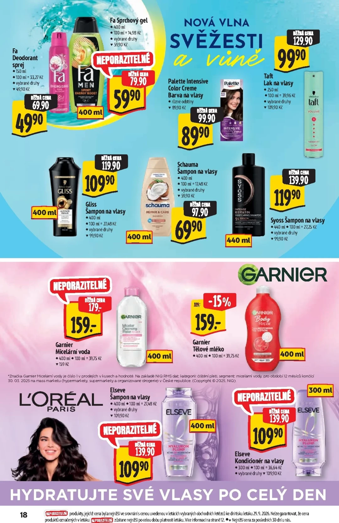 Originální strana 18 z 25 letáku Albert – Albert Supermarket - Značky