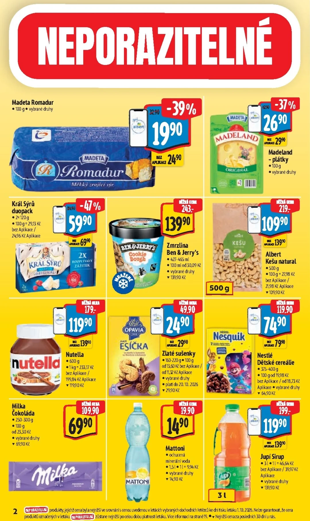 Originální strana 6 z 42 letáku Albert – Albert Supermarket