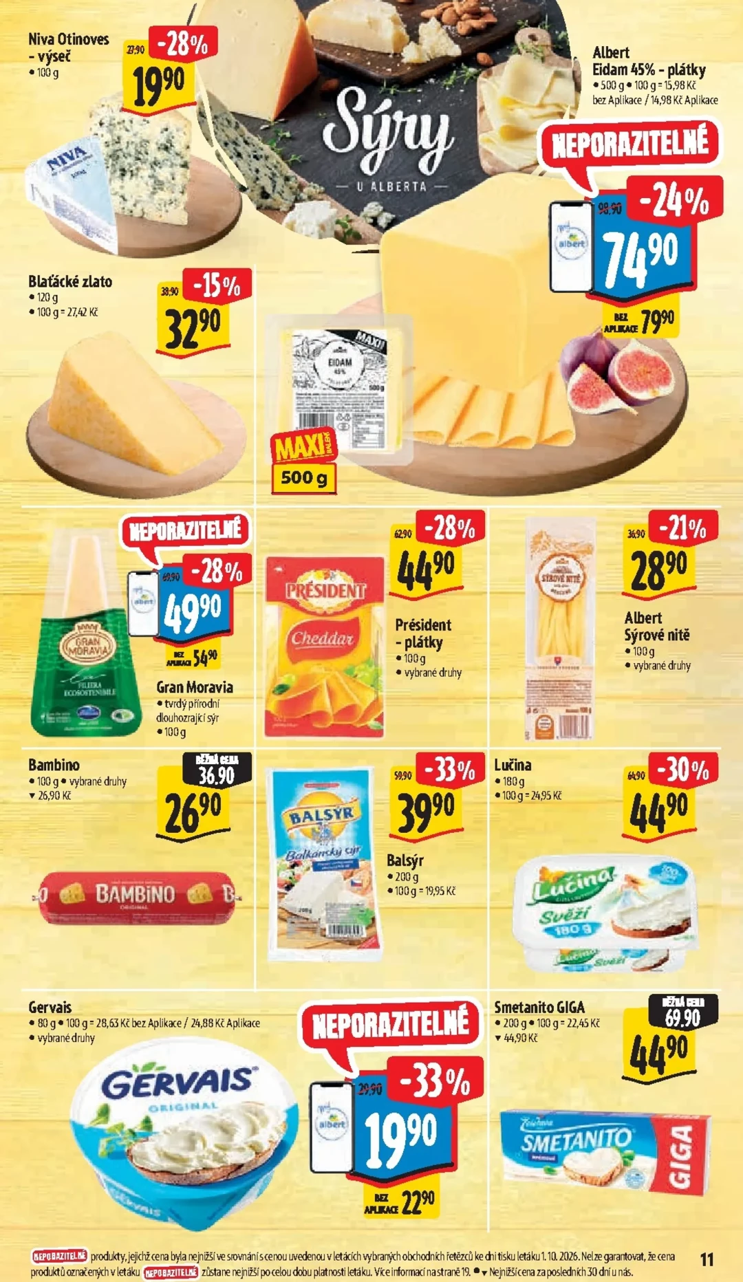 Originální strana 19 z 42 letáku Albert – Albert Supermarket