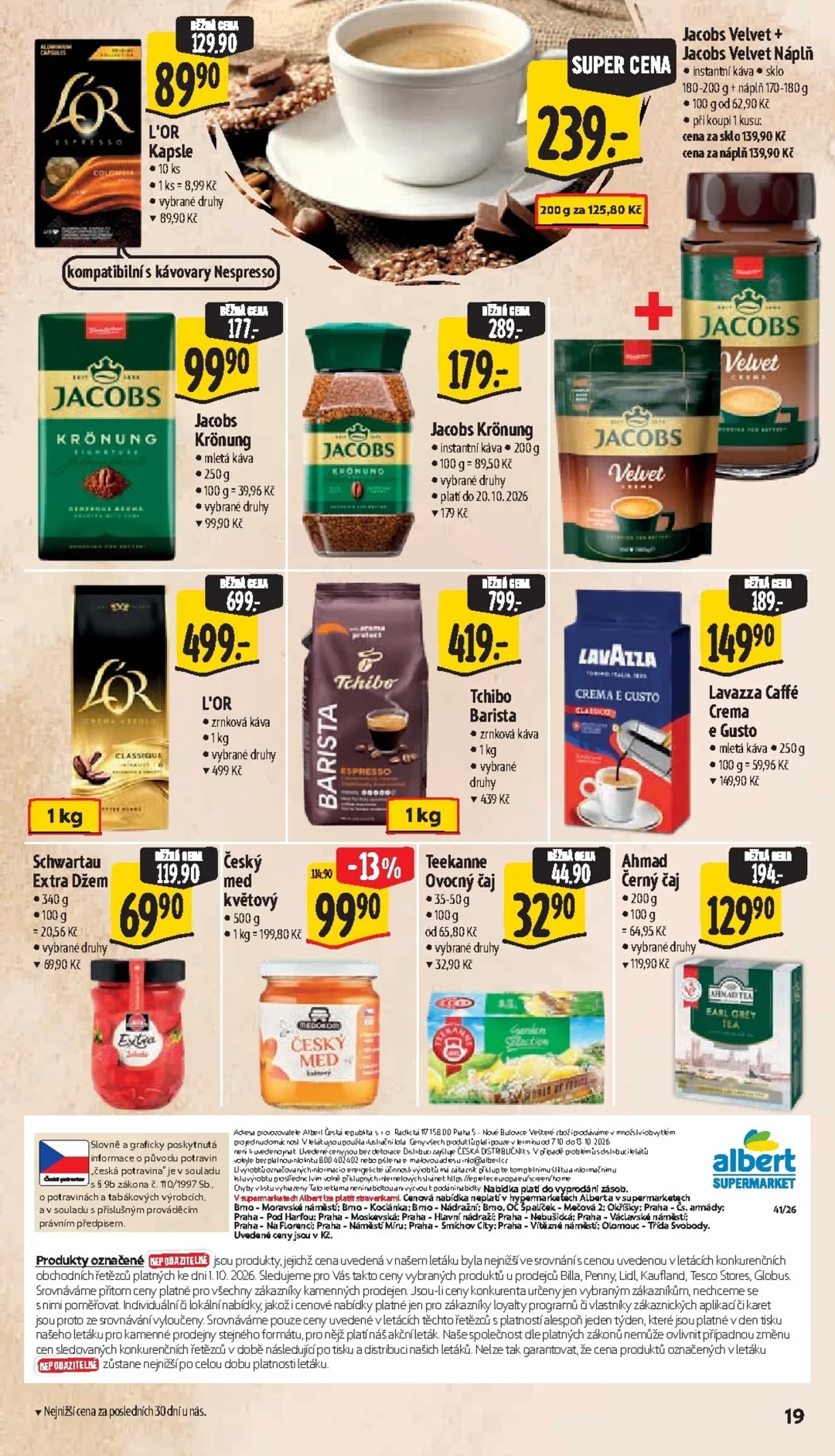 Originální strana 29 z 42 letáku Albert – Albert Supermarket