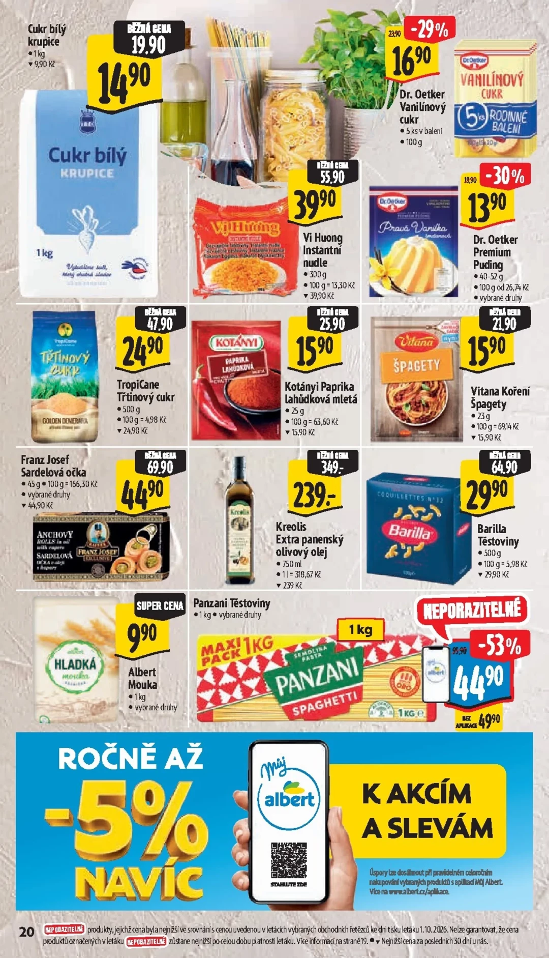 Originální strana 30 z 42 letáku Albert – Albert Supermarket