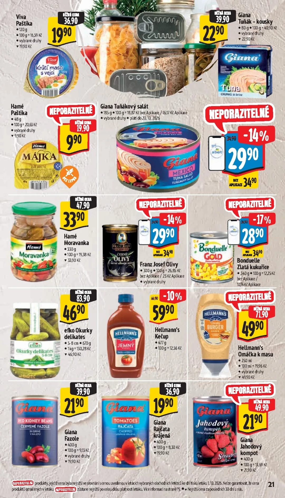 Originální strana 31 z 42 letáku Albert – Albert Supermarket