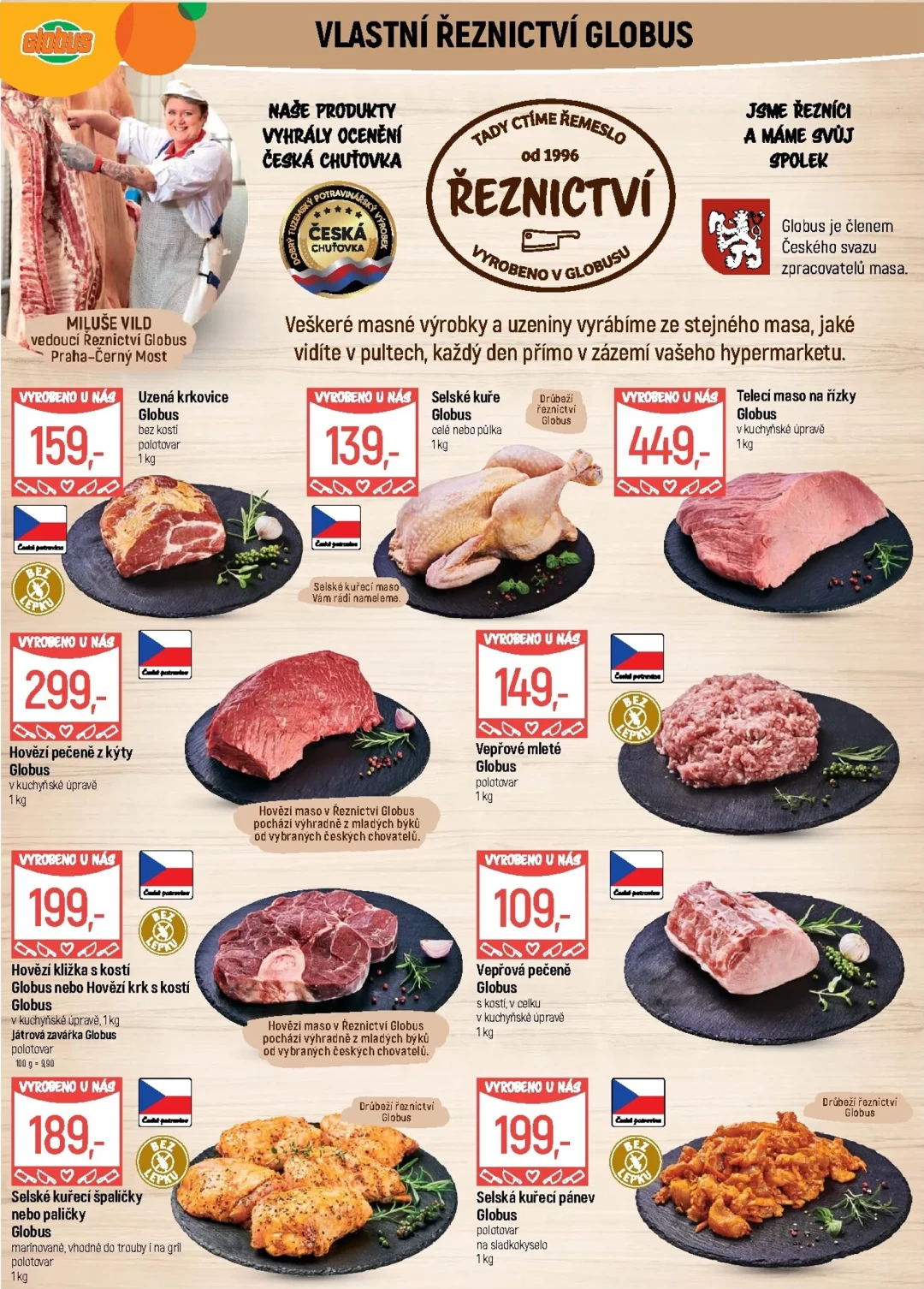 Originální strana 5 z 47 letáku Globus – Globus Praha - Černý Most