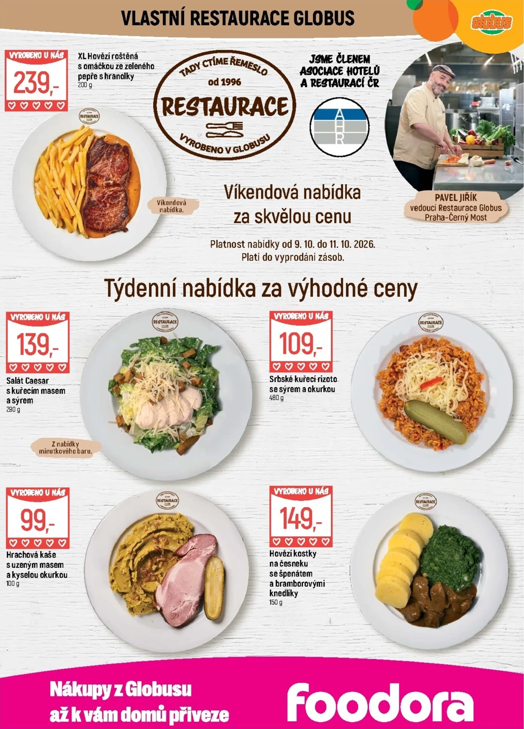 Originální strana 8 z 47 letáku Globus – Globus Praha - Černý Most