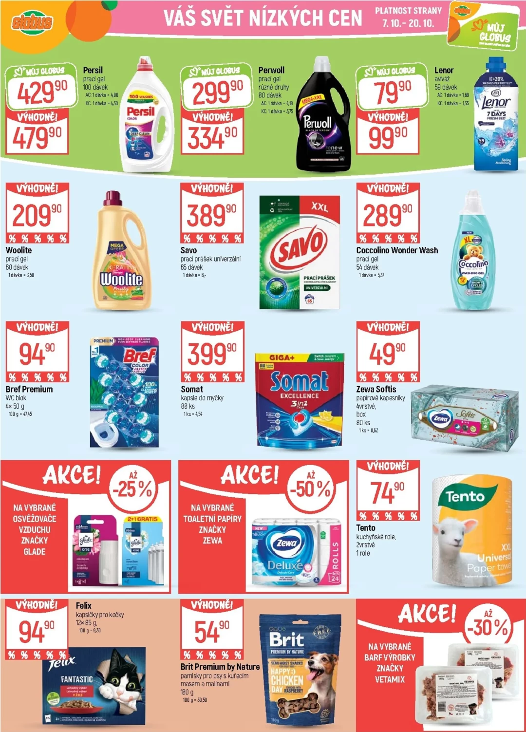 Originální strana 32 z 47 letáku Globus – Globus Praha - Černý Most