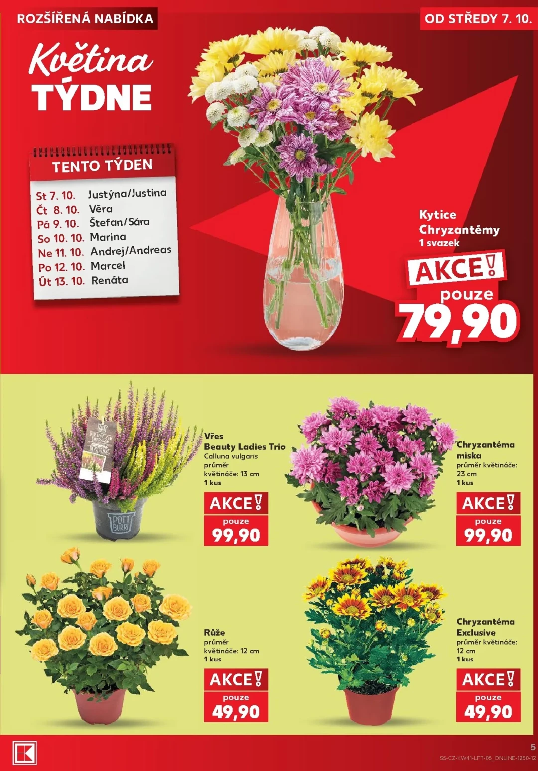 Originální strana 5 z 54 letáku Kaufland – Kaufland - Brno