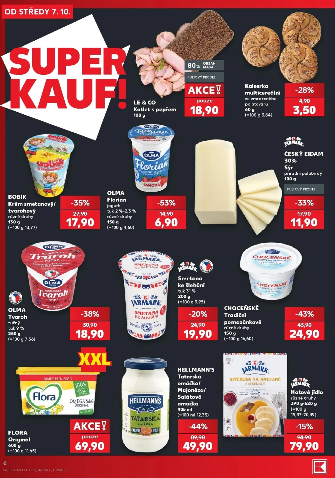 Originální strana 6 z 54 letáku Kaufland – Kaufland - Brno