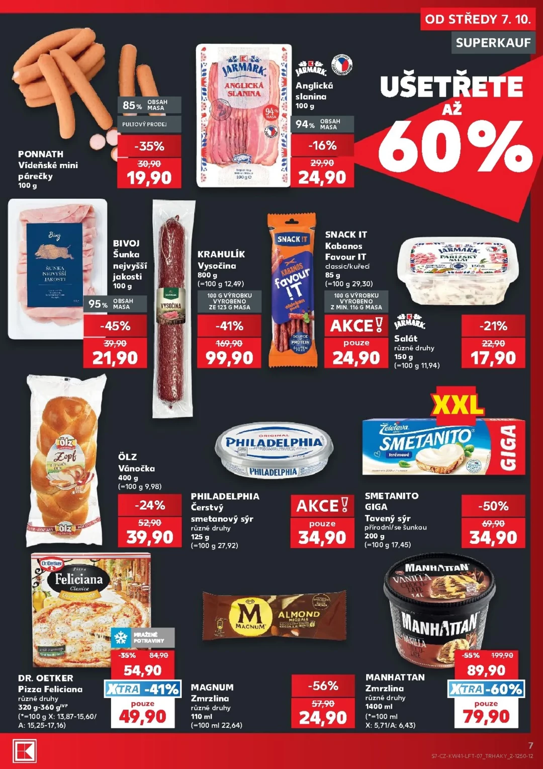 Originální strana 7 z 54 letáku Kaufland – Kaufland - Brno