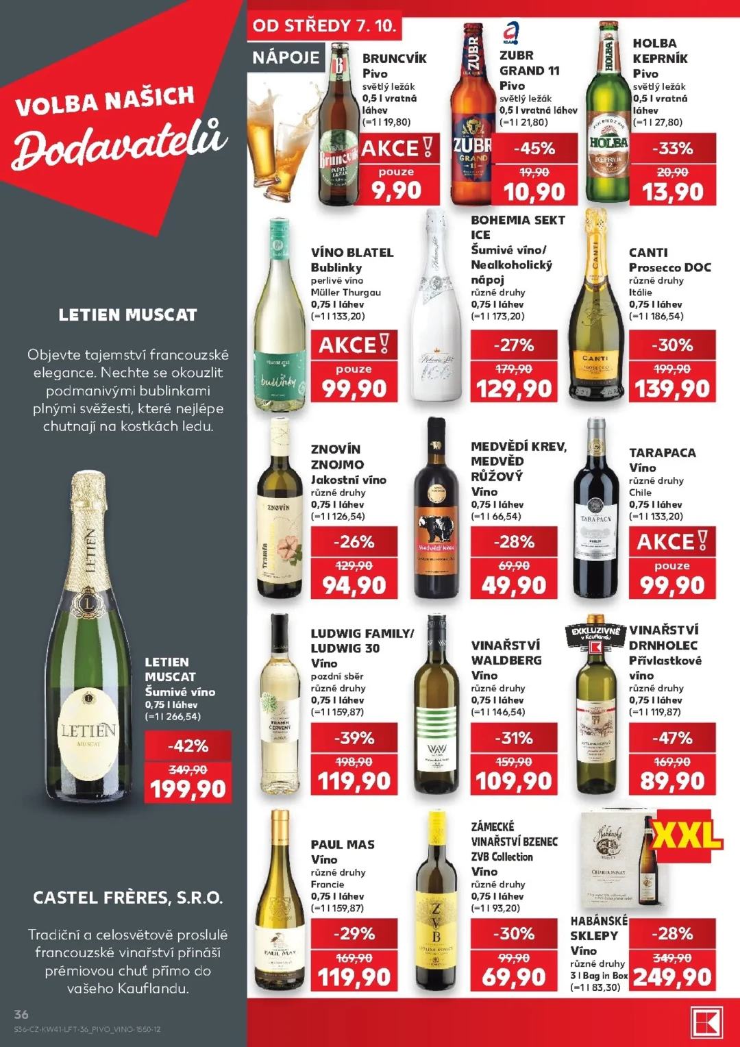 Originální strana 36 z 54 letáku Kaufland – Kaufland - Brno