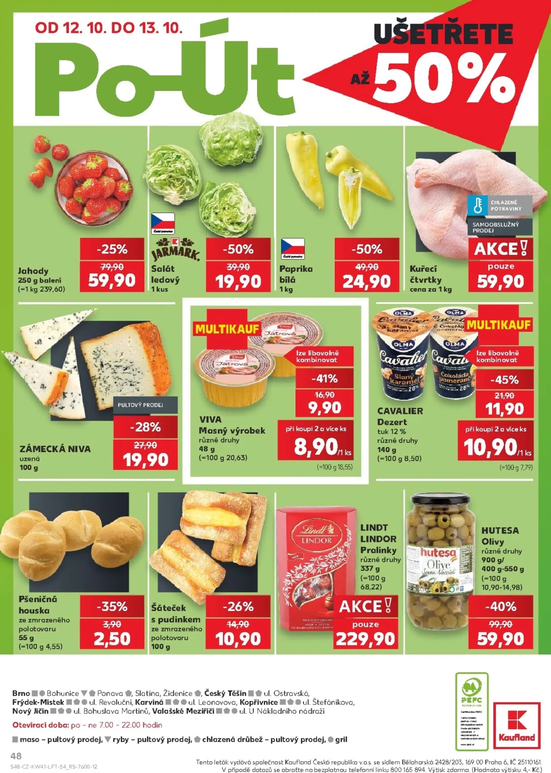 Originální strana 48 z 54 letáku Kaufland – Kaufland - Brno