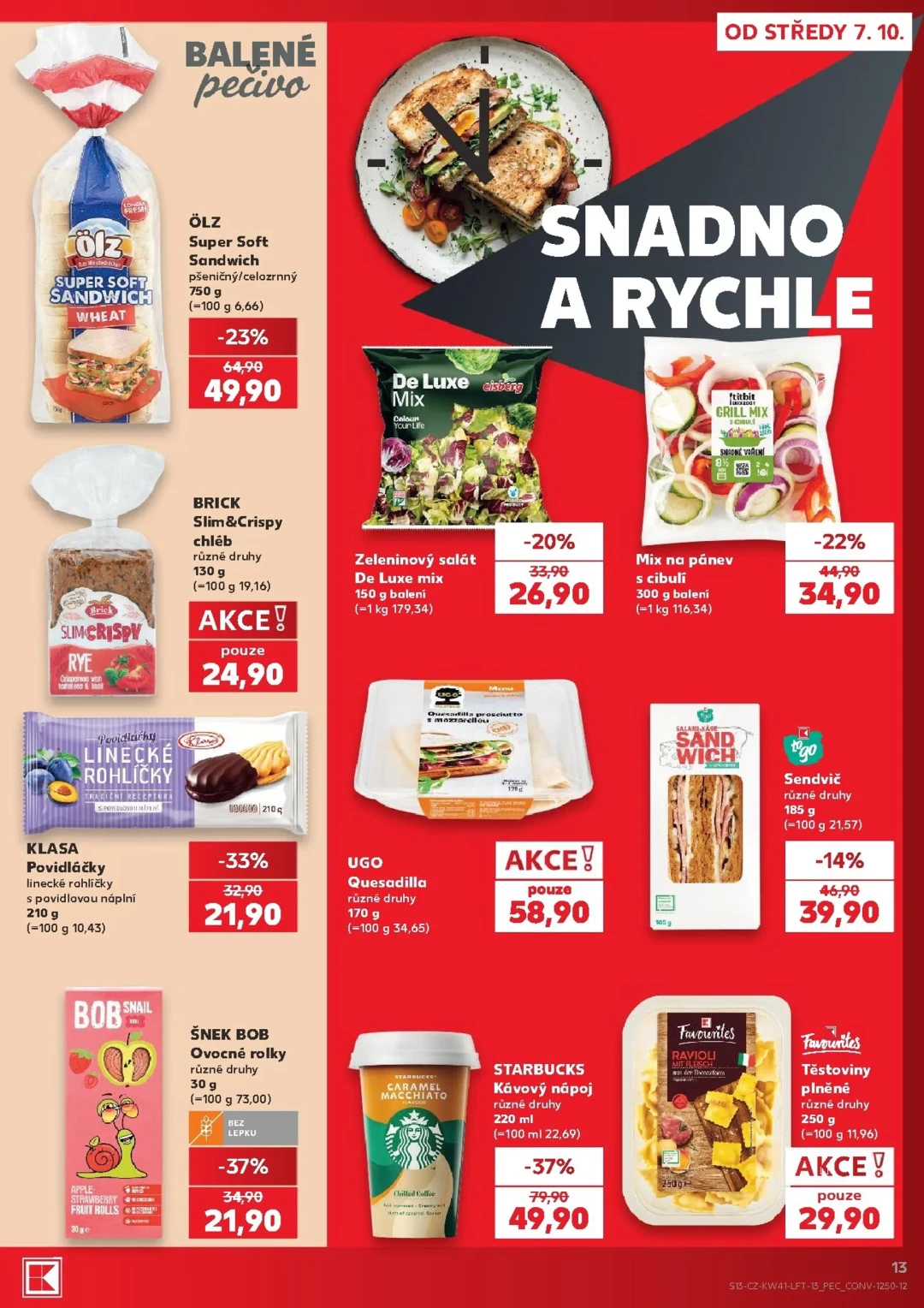 Originální strana 13 z 54 letáku Kaufland – Kaufland - Kolín