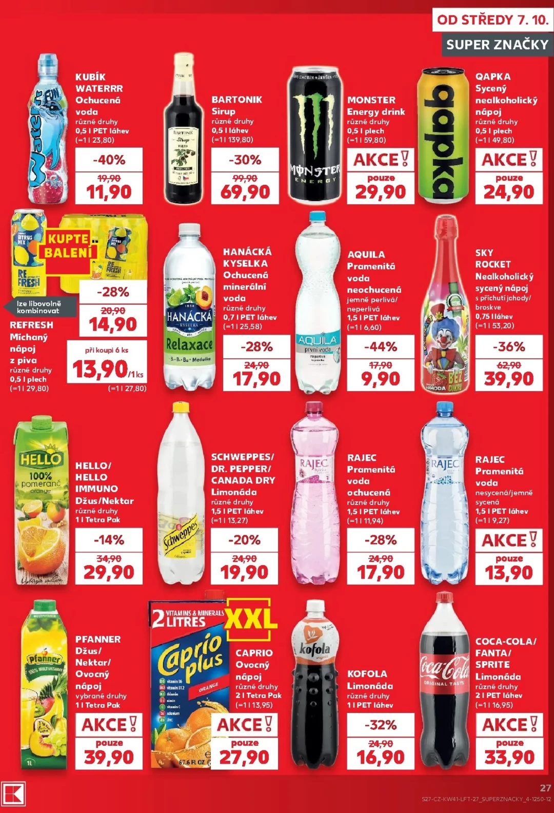 Originální strana 27 z 54 letáku Kaufland – Kaufland - Kolín