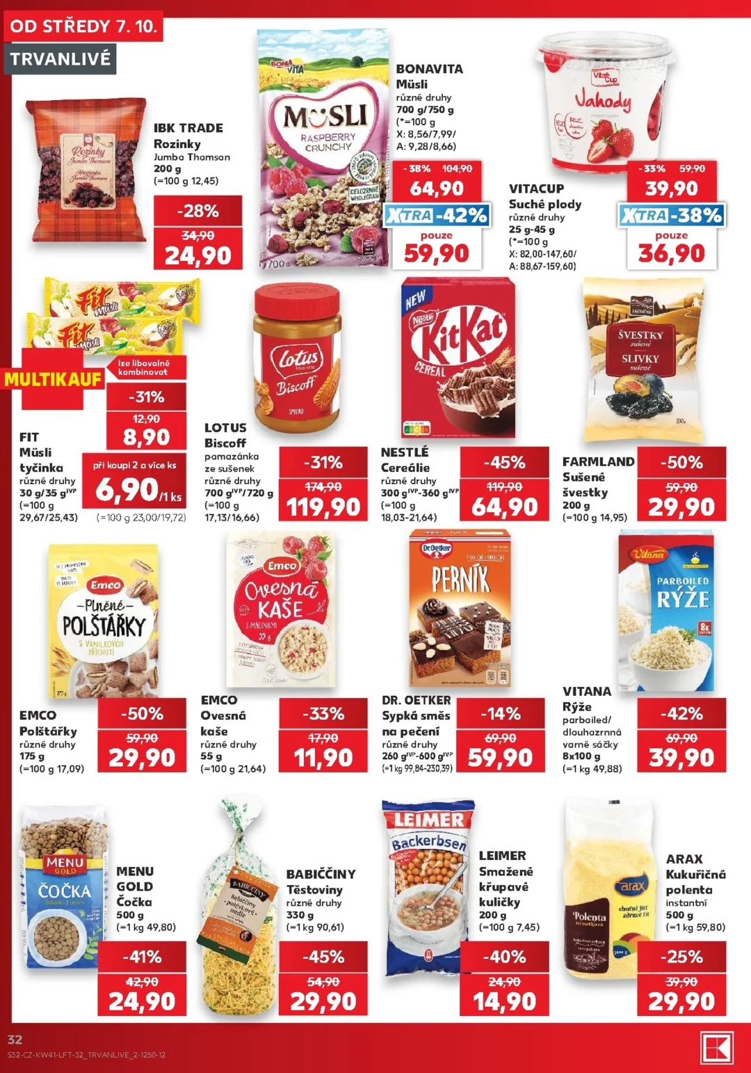 Originální strana 32 z 54 letáku Kaufland – Kaufland - Kolín