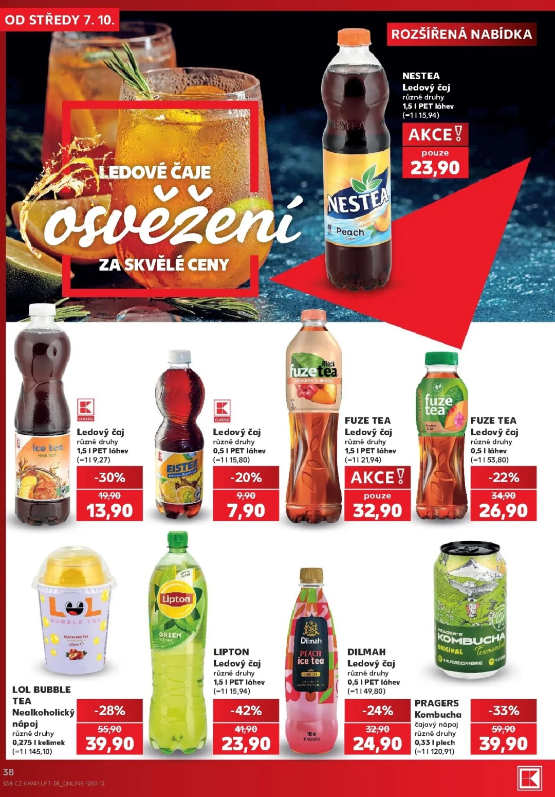 Originální strana 38 z 54 letáku Kaufland – Kaufland - Kolín