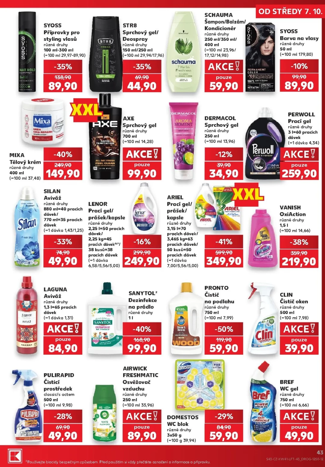 Originální strana 43 z 54 letáku Kaufland – Kaufland - Kolín